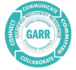 Georgia Association of Recovery Residences badge Georgia Association of Recovery Residences badge.